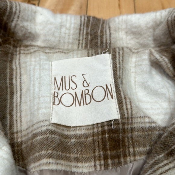 Mus & Bombon Long Wool Blend Coat - Picture 3 of 8